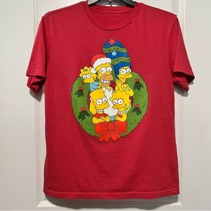 Collins Clothing Simpson’s Christmas T-shirt, Red